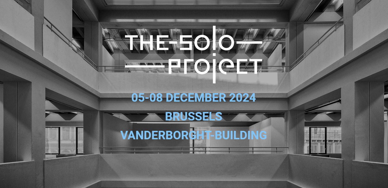 Logo and image of 'the-solo-project' art fair brussels